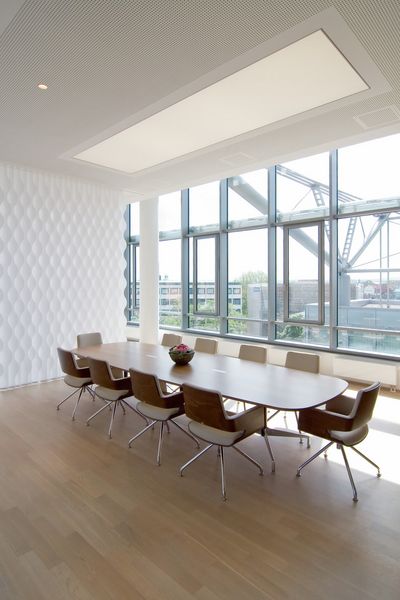 Vertikal-Lamellen, SG 2900, Multi Visio, room shot ""Office Gehrke econ in the Torhaus", Hannover, Germany, Vertical Waves