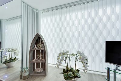 Vertical Blind Systems, SG 2900, Multi Visio, Private Home, Poole Dorset, United Kingdom, Vertical Waves