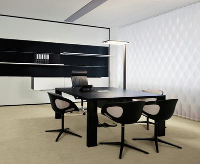 Системы вертикальных жалюзи , SG 2910, Multi Visio, Room shot "Bene Office and Showroom", Vienna, Austria, Vertical Waves