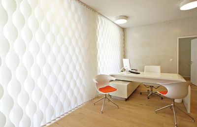 Vertikal-Lamellen, SG 2950, Multi Shadow, Doctor's Office, Zug, Switzerland, Vertical Waves