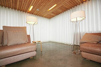 Vorhang-Systeme, SG 3840, Colorama 2, Room shot "Dune House", Thorpeness, Suffolk, United Kingdom, Wave