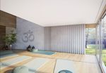 Карнизные системы , SG 3870, Yoga room, recessed curtain track Карнизные системы , SG 3870, Yoga room, recessed curtain track