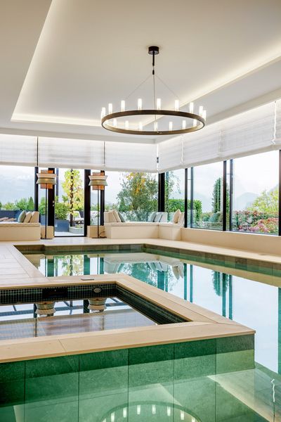 Римские шторы, SG 2360, Colorama 2, Villa at the lake, Lucerne, Switzerland