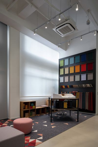 Системы рулонных штор, SG 4970, Colorama 2, UFOU Showroom, Shanghai, China