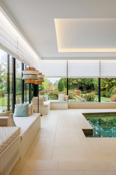 Римские шторы, SG 2360, Colorama 2, Villa at the lake, Lucerne, Switzerland