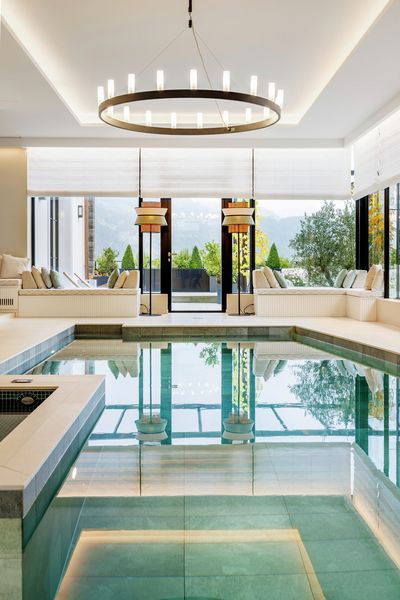 Римские шторы, SG 2360, Colorama 2, Villa at the lake, Lucerne, Switzerland